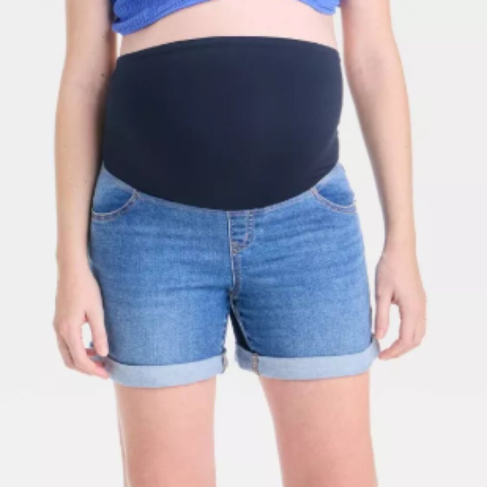 Maternity Denim Shorts